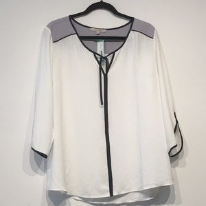 41 Hawthorn Costanzo Tie Neck Blouse (NWT)